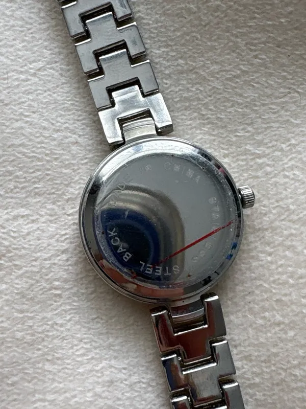Silver Crystal Accent Women's Quartz Watch - Image 5