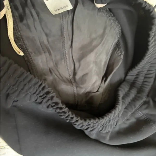 Wilfred Black High Waist Track Creppe Jogger Pants Size M - Image 10
