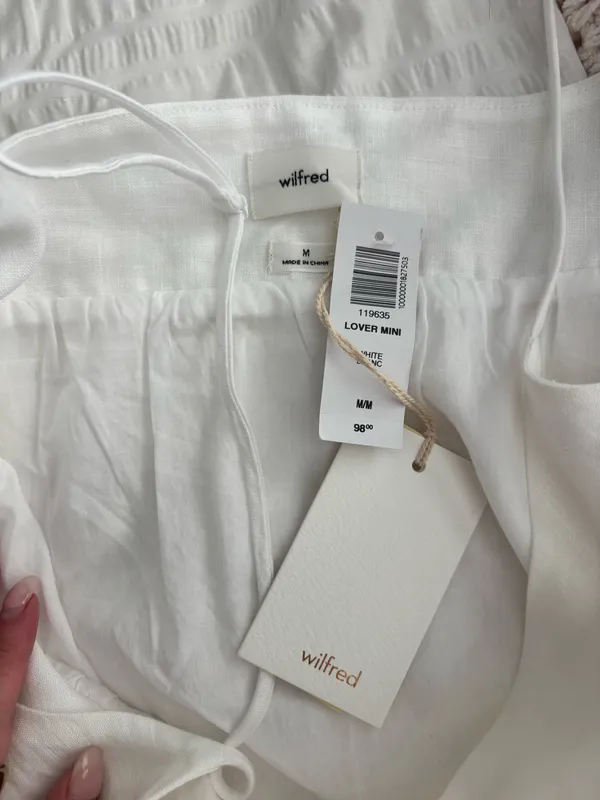 Aritzia Lover Linen Mini Dress - Image 2