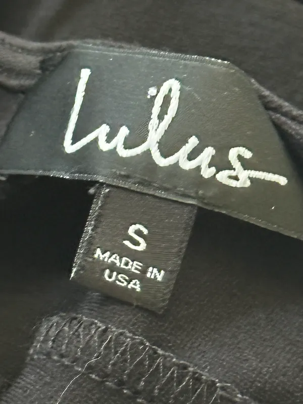 Lulus Black Midi Dress - Image 4