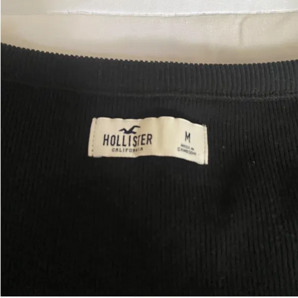 Hollister Black Long Sleeve Top - Image 2