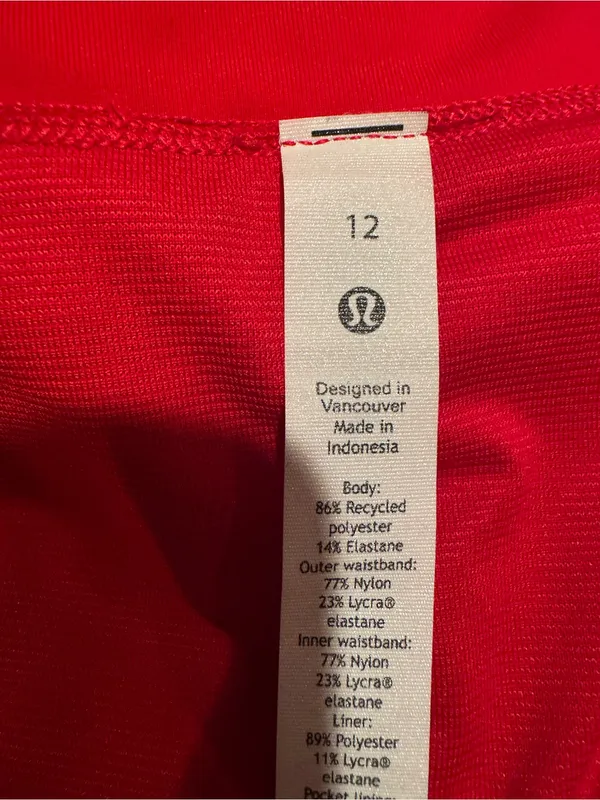 lululemon athletica Speed Up Lined Short 2.5" Oxford Red Size 12 - Image 5