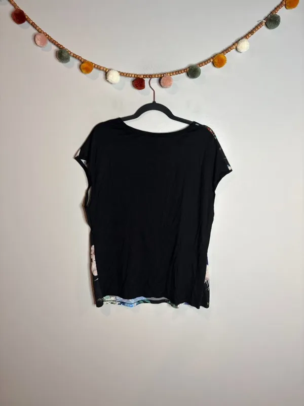 Ted Baker floral mixed media top - Image 4