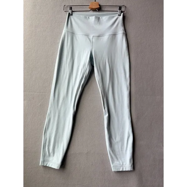 Lululemon Align High Rise Pant 25" Powder Blue Size‎ 8 Nulu Yoga Leggings - Image 5