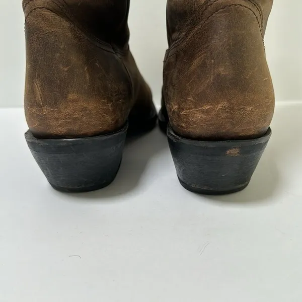 Durango Women’s 11” Slouch Distressed Western Cowboy Boots US 9M Tan - Image 3