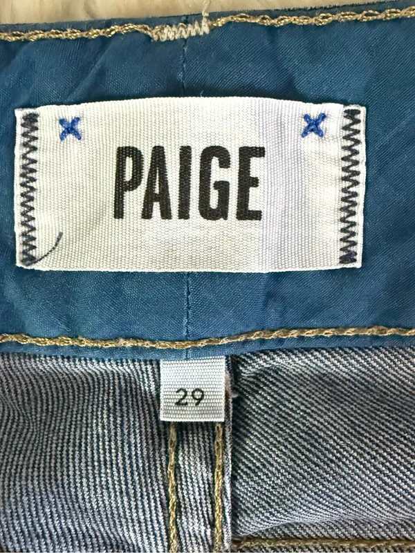 PAIGE Hidden Hills Jeans Women’s Size 29 Dark Wash Bootcut Mid Rise - Image 4