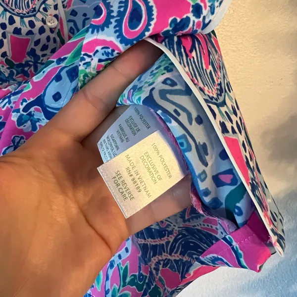 {Lilly Pulitzer} Brand New PJ Woven Short Sleeve Top - Image 10