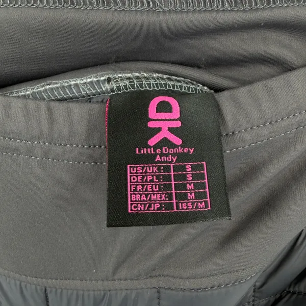 Little Donkey Andy Womens Padded Quilted Insulated Skirt Gray Small Running Golf - Image 7
