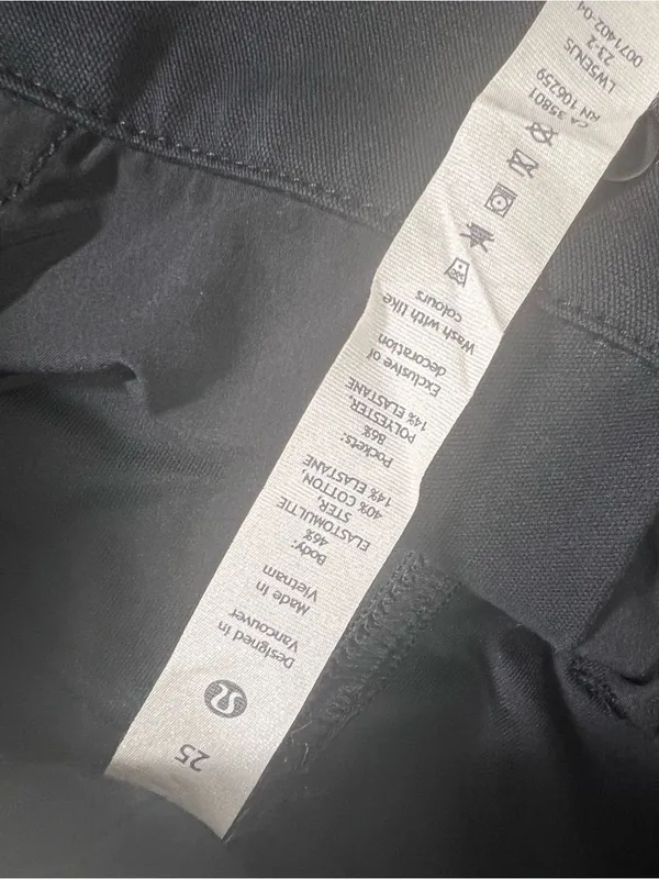 Lululemon City Sleek 5 Pocket Wide-Leg High-Rise Pant Utilitech Black - Image 4