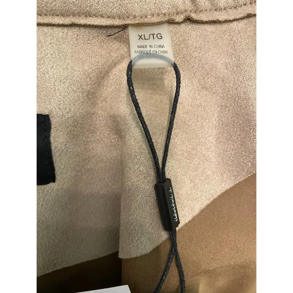 NWT Tahari Faux Suede Trench Coat Taupe Belted XL Long Duster Jacket Capsule - Image 10