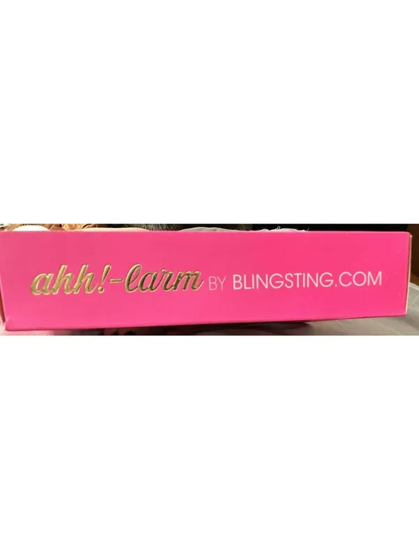 Ahh!-larm Super Loud Personal Alarm Charm W Led Safety Light Black Bow New. - Image 4