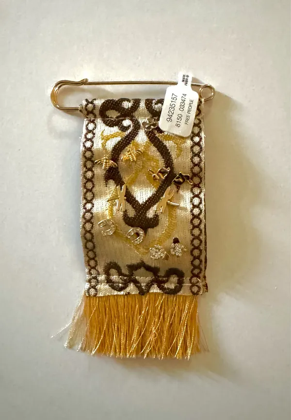 Free People Brooch and Stud Earring Set 6 Pairs Gold NWT - Image 2