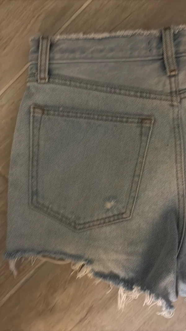 Abercrombie and Fitch denim cut off shorts - Image 4