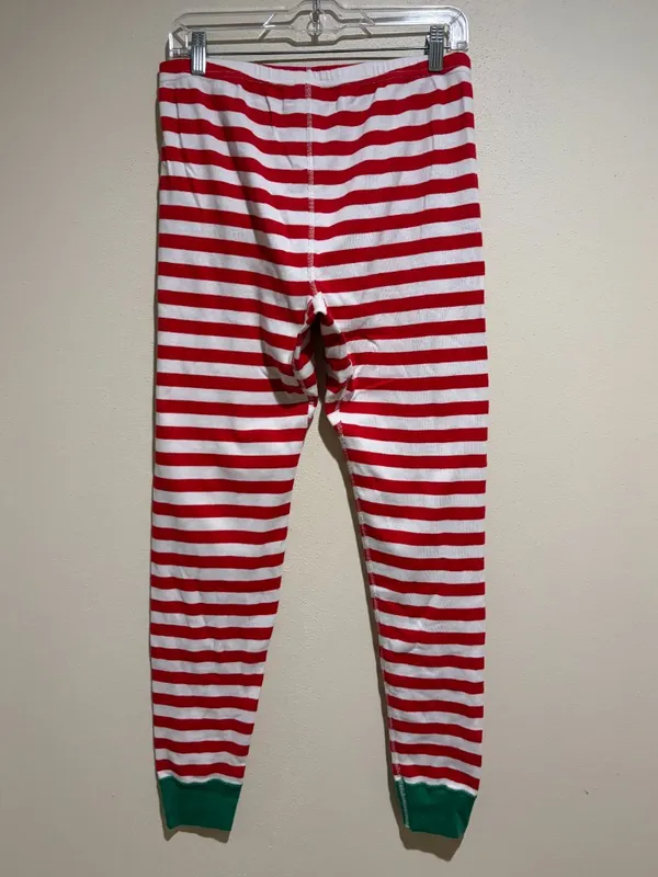 Hanna Andersson Women's Striped Christmas Holiday Long Sleeve & Pants Pajama Set - Image 7
