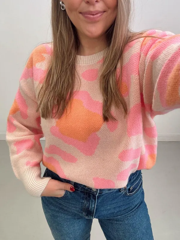 BOUTIQUE LEOPARD PRINT SWEATER - Image 2
