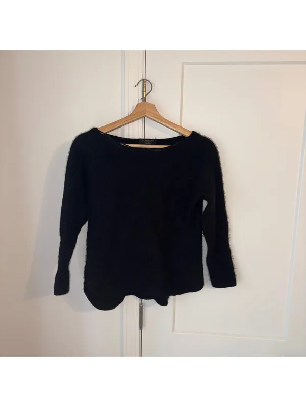 Cashmere Charter Club Luxury $199 100% Cashmere Woman’s S black cashmere sweater - Image 3