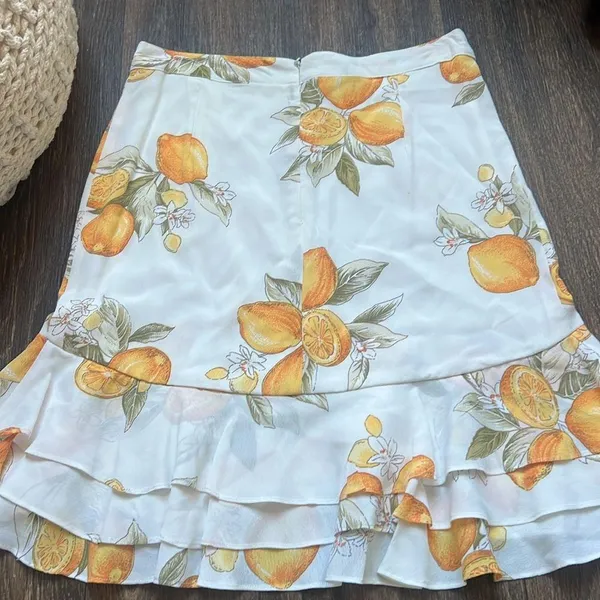 For Love & Lemons Lemon Ruffle Skirt - Image 3