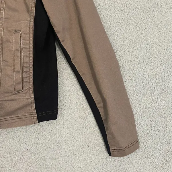 Lole‎ Jacket Women 4 Brown Moto Full Zip - Image 2
