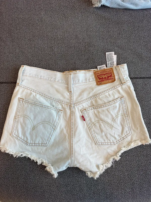 Levi’s 501 Denim High-Rise Shorts - Image 5