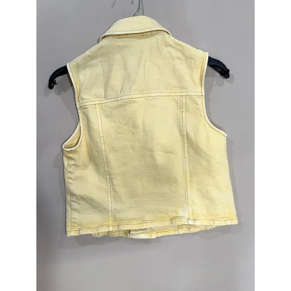 Tanya Taylor Parton yellow Vest Size 4 - Image 7