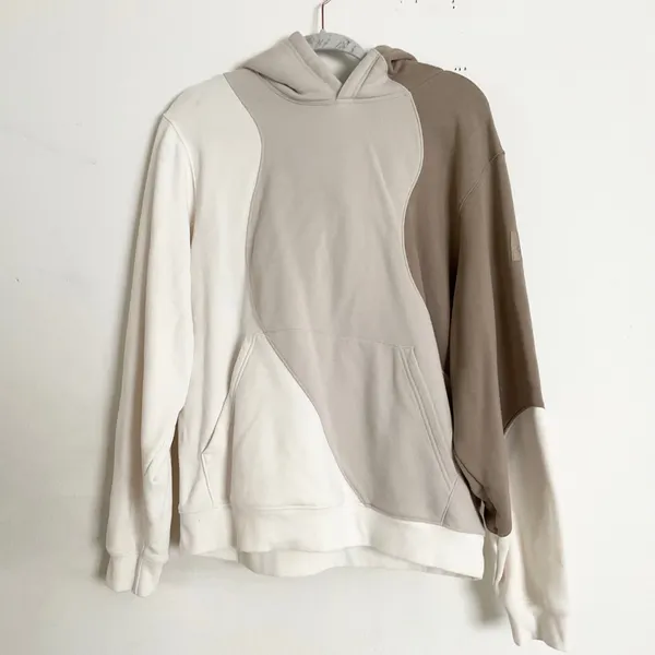 Alo Yoga Make Waves Hoodie Ivory/Bone/Gravel XS - Image 2