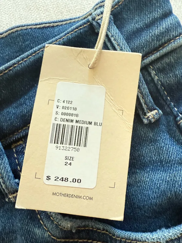 MOTHER Denim Fray Jeans - Image 3