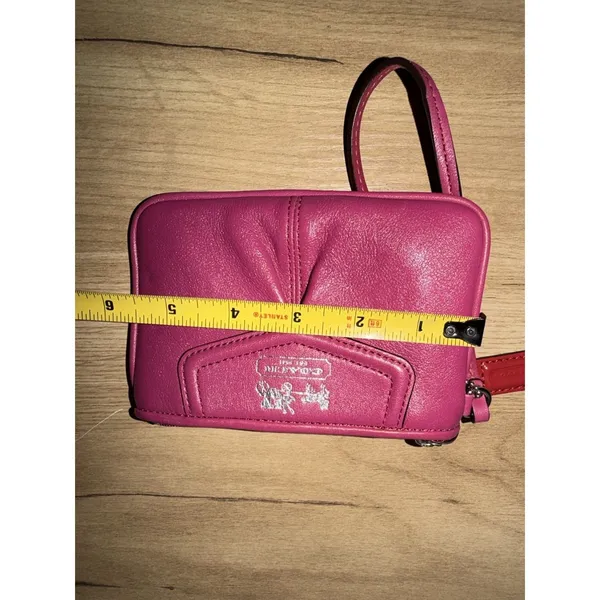 COACH 46621 Madison Leather Pink Small Wristlet M - Image 5