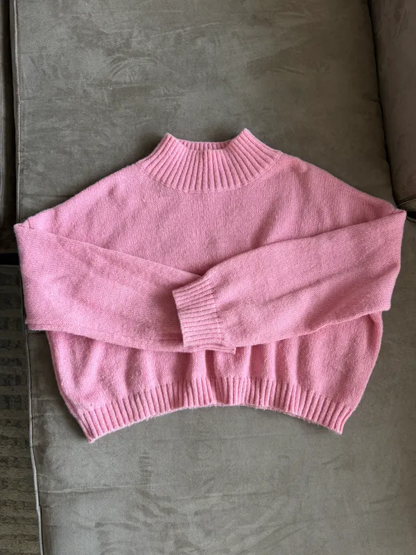SheIn Mock Neck Sweater - Image 5