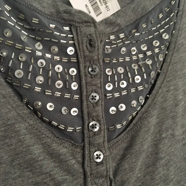 Grey Sparkle Blouse - Image 3