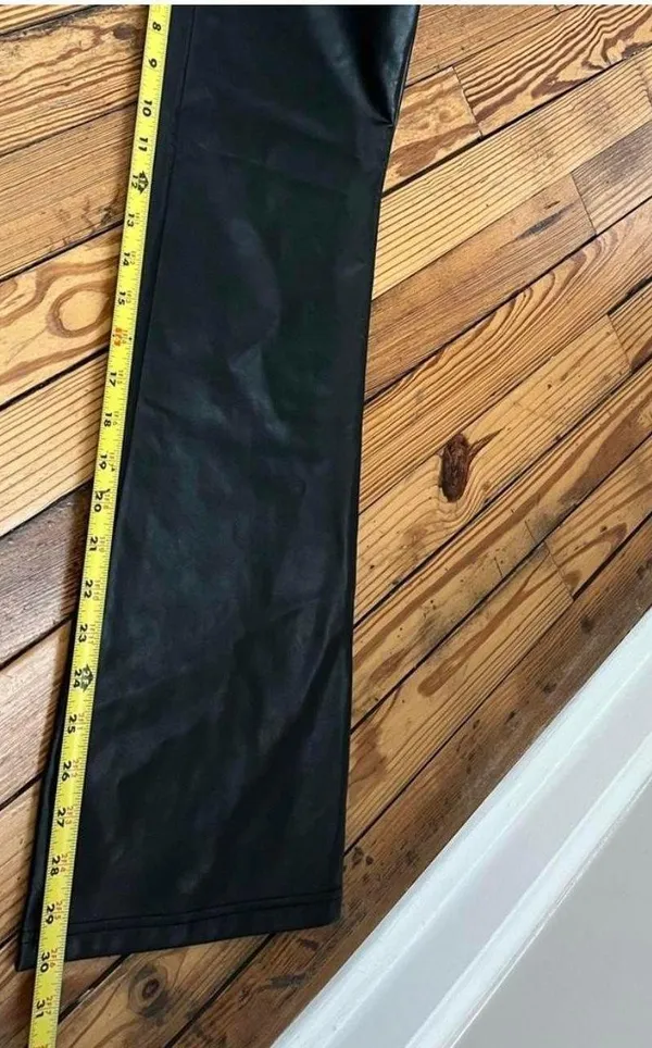 Aritzia Black Upstage Vegan Leather Pants - Image 7