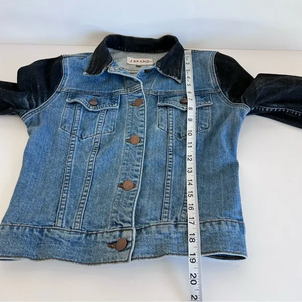 J Brand Bowie Two Tone‎ Jean Jacket - Image 12