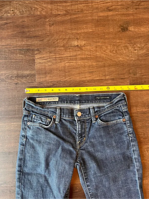 Citizens of Humanity Crochet h 234 Low Waist Bootcut Jeans Women 27 Y2K - Image 4
