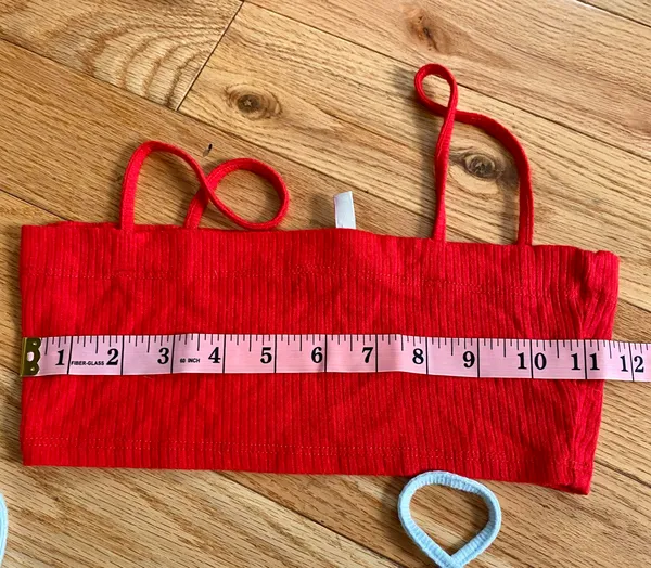 Emma & Sam Red Tiny Spaghetti Strap Top - Image 5