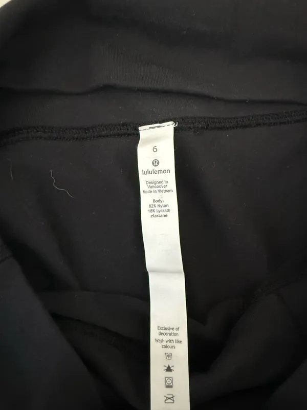 Lululemon Wunder Under High Rise Tight Full Length Leggings Black 6 - Image 8
