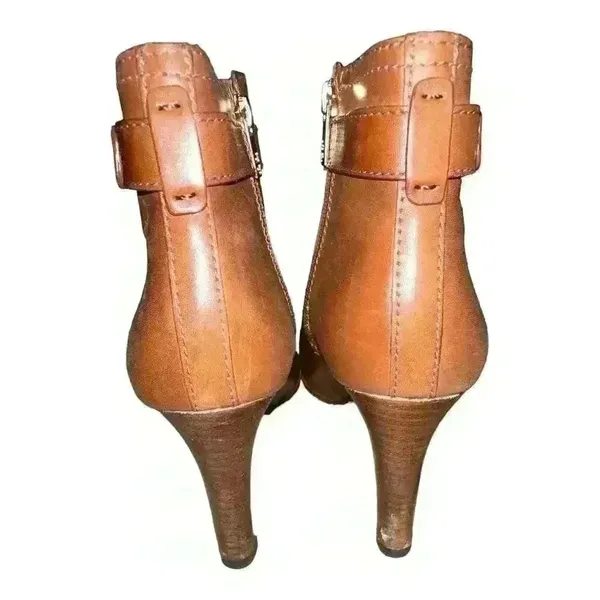 Tory Burch Brown Bristol High Heel Booties, Size‎ 10.5 - Image 3