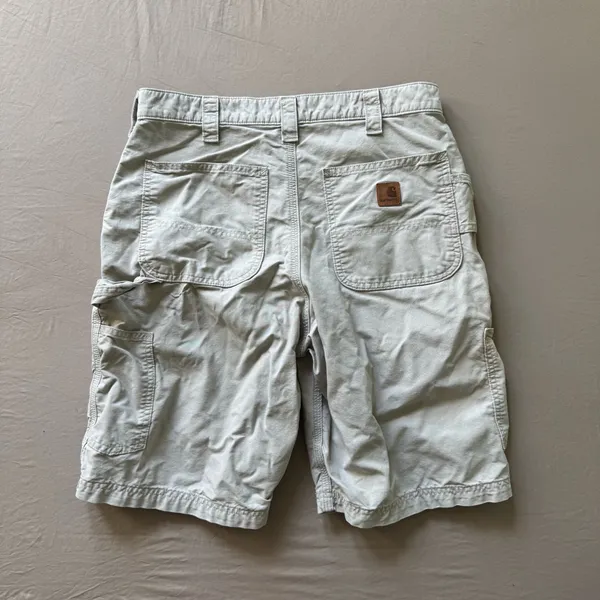 Vintage Carhartt CANVAS UTILITY WORK SHORTS - Image 4
