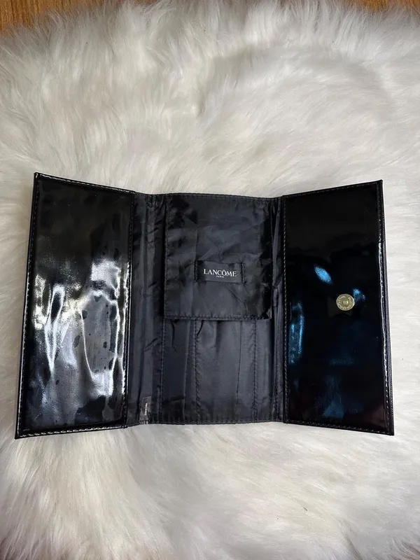 Black Lancome makeup bag for brushes #makeupbag #luxury #lancome - Image 2