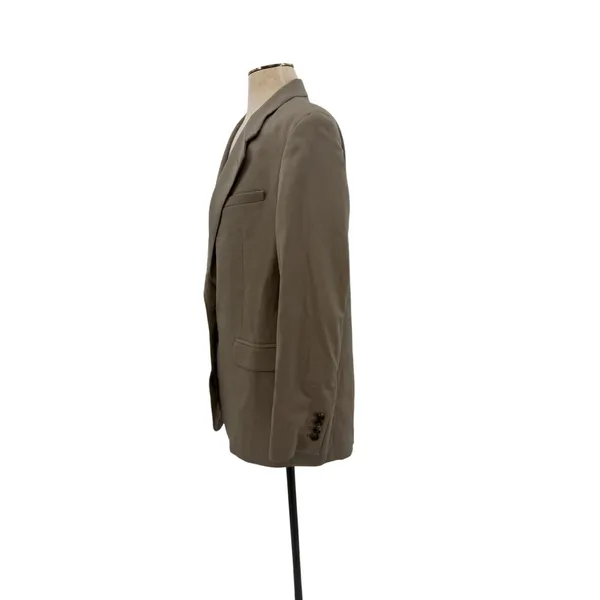 Aritzia Babaton Agency Oversized Single Breasted Blazer Taupe Brown Size Small - Image 8