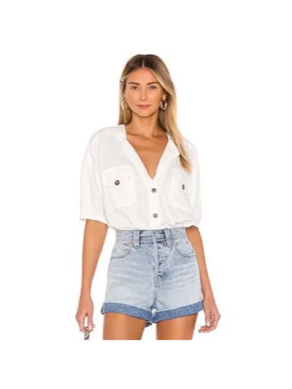 Free people So-Fari Bodysuit in Ivory - Image 6