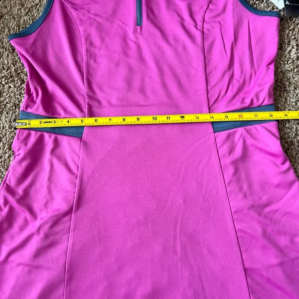 NWT PGA TOUR Women's Sl Colorblock Dress Sz L - Image 13