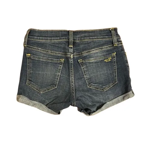 Hollister Pocket Logo Low Rise 3” Advanced Stretch Jean Shorts - Image 3