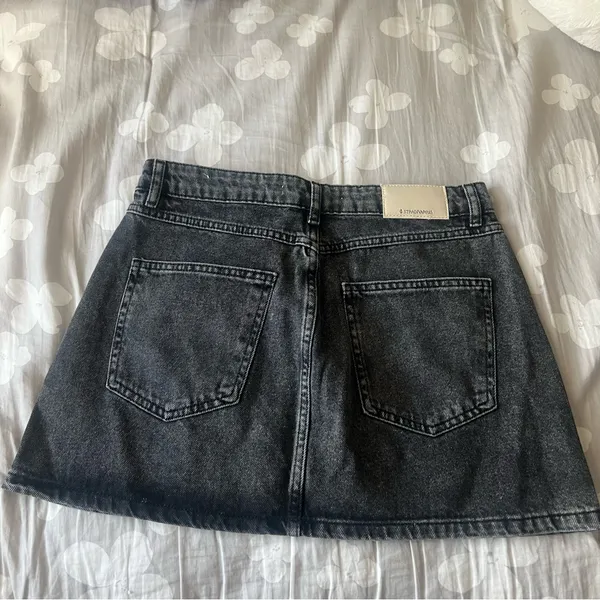 Stradivarius Denim stud skirt - Image 5