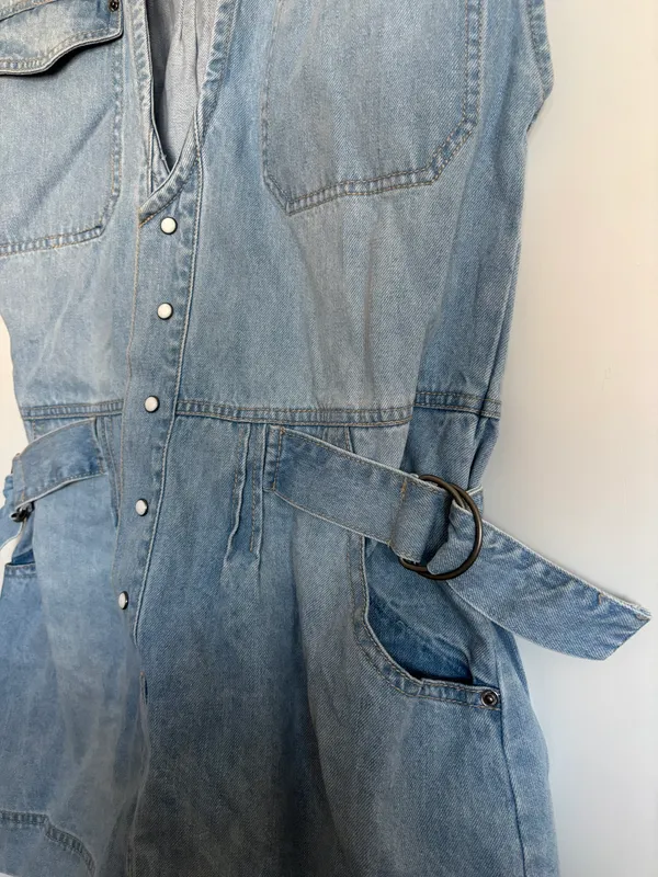 Free People Denim Dress - Image 5