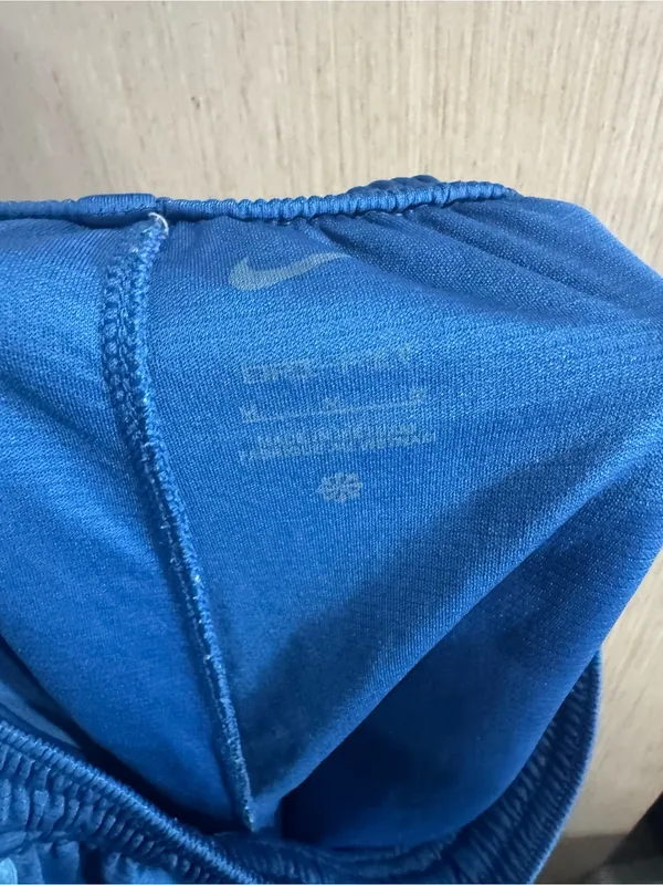 Women’s Nike Dri Fit Fly Crossover Blue Athletic Shorts Size Medium - Image 5
