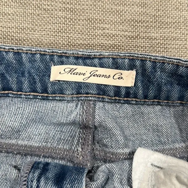 Mavi Jeans distressed Pearl Frieda denim mini skirt size large - Image 4
