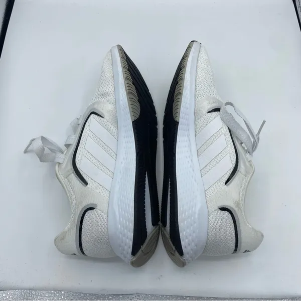 Adidas Womens 9 Running Shoes White Black Edge Lux‎ 5 Athletic Sneakers Jogging - Image 4