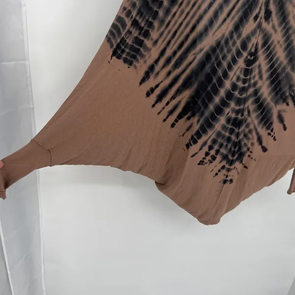 Y2K Vocal Tie Dye Stud Poncho Womens Top Sz Festival Goth Glam Boho Fairy Grunge - Image 10