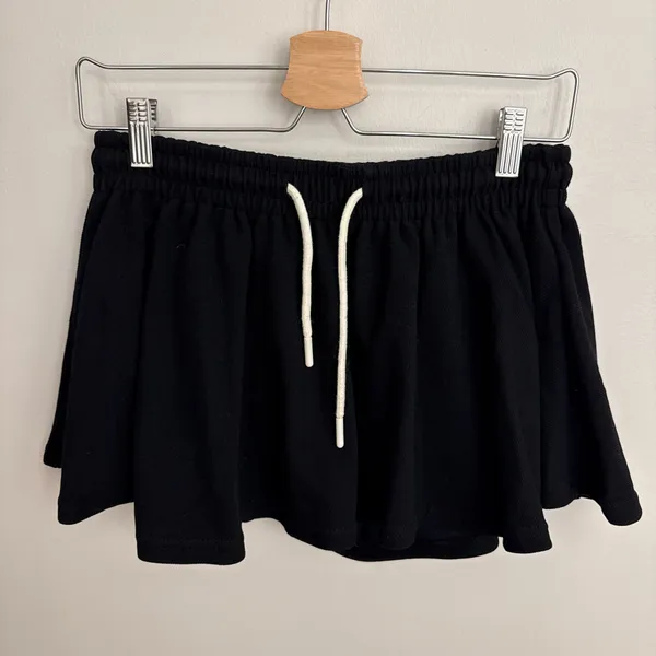 Drawstring Skort with Built - Image 2