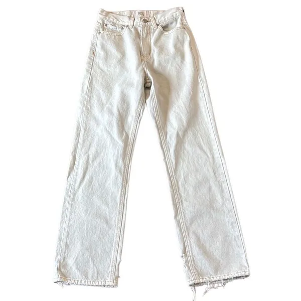 BDG high rise baggy cowboy jeans beige size 26 - Image 3
