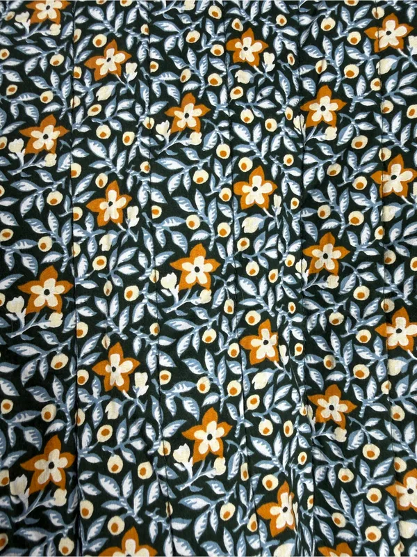 Quilted Floral Jacket Cropped Sz XXL Fall, Autumn, Cottagcore Boho, Cozy - Image 3
